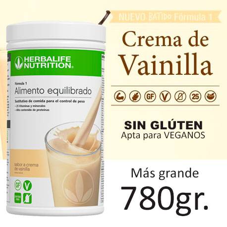 Batido Crema de Vainilla 780 gr. (+40% más grande)