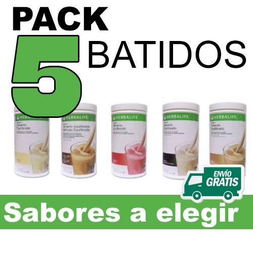 Pack 5 Batidos Fórmula 1