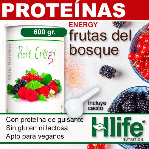 Proteínas sabor Frutos del Bosque (600gr.)