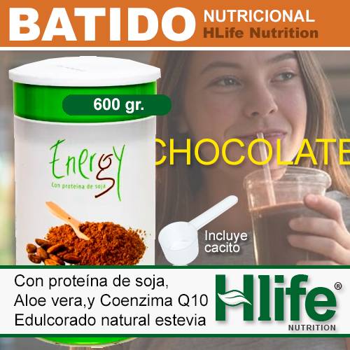 Batido HLife Nutricional Chocolate (600gr.)