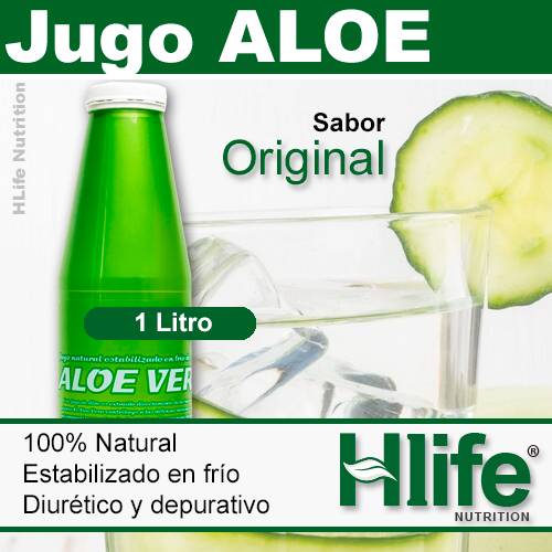 Jugo Aloe Vera 100% natural 1 Litro