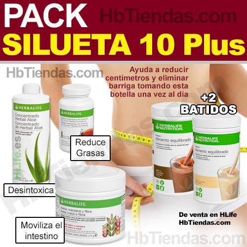 Pack Silueta 10 Plus + 2 Batidos