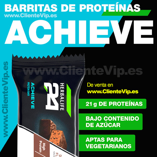 Barritas de Proteínas Achieve H24 Chocolate negro