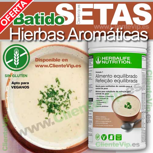 BATIDO Herbalife Setas y Hierbas 550gr.