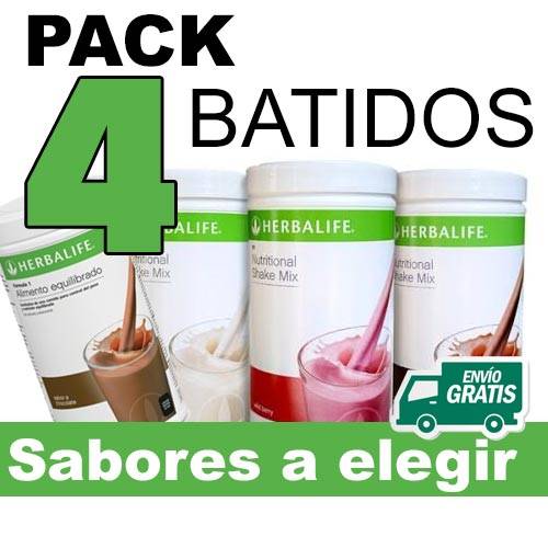 Pack 4 Batidos Fórmula 1