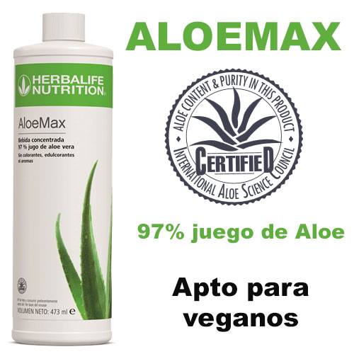 AloeMax (97% jugo aloe) apto para Veganos