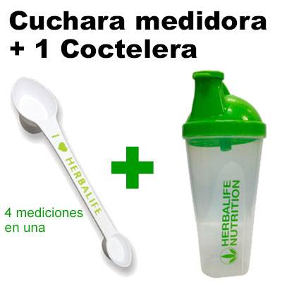 Cuchara medidora + Coctelera stándard